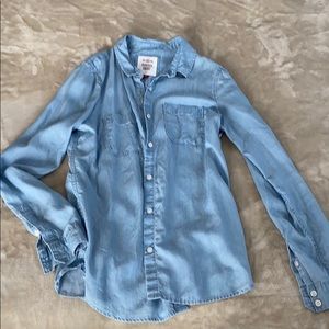 Jean button down